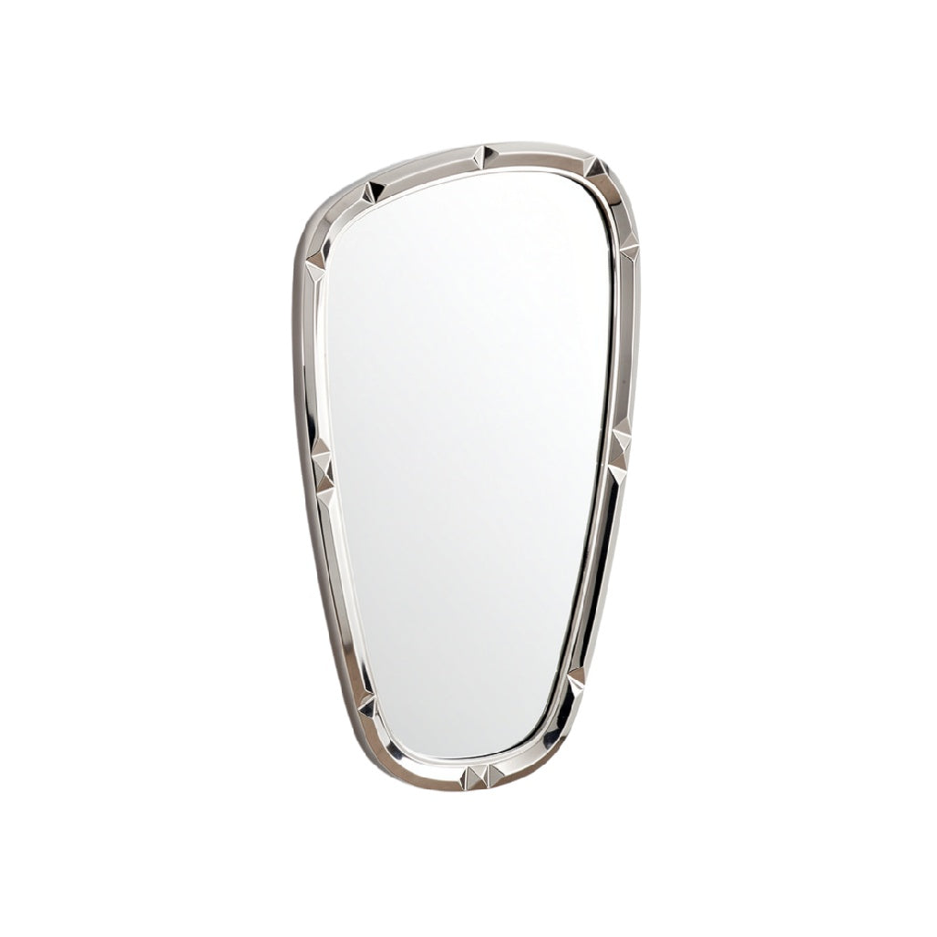 Sleek Designer Wall Mirror with Geometric Edges